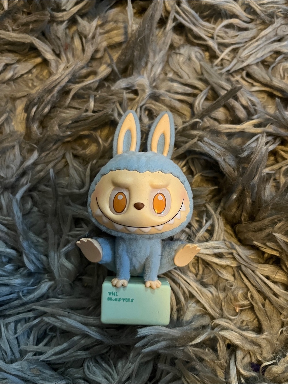 Blue labubu